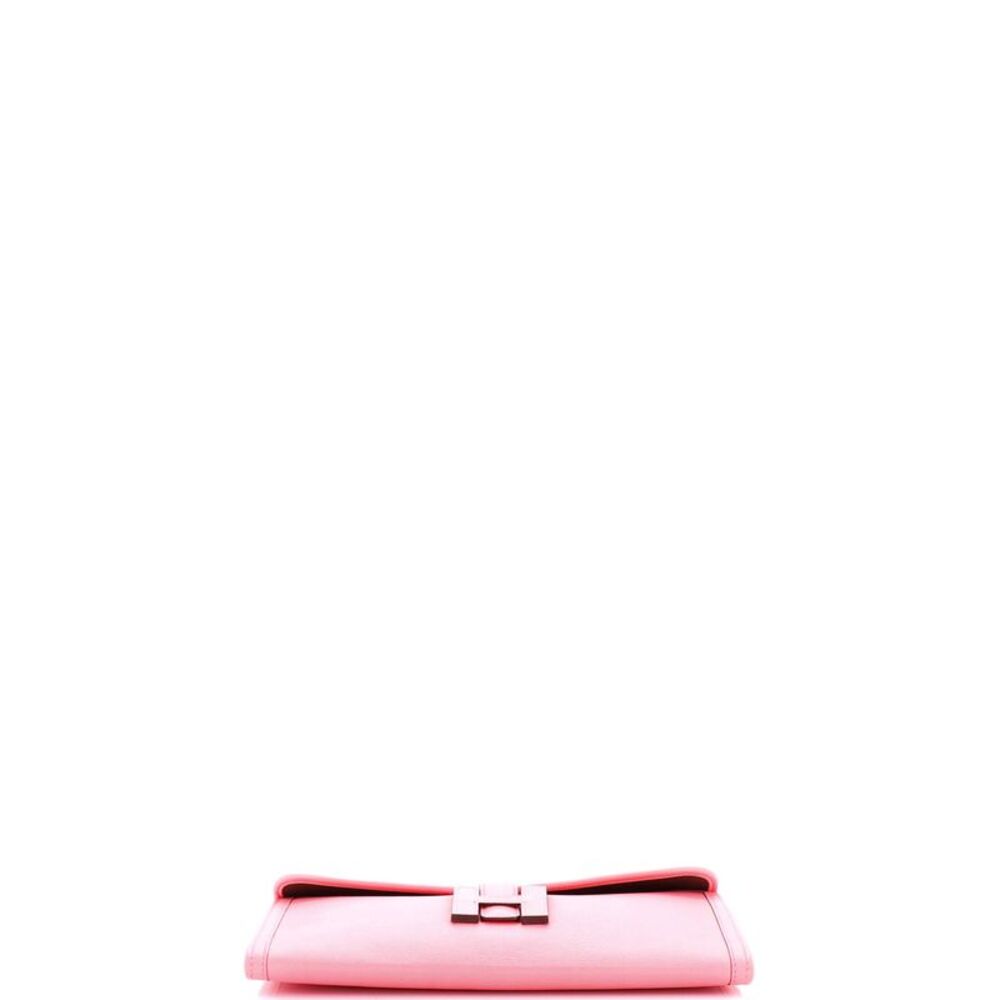 Hermes Jige Elan Clutch Verso Evercolor 29 Pink - Picture 4 of 7